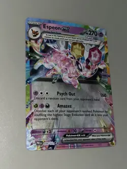 Pokemon TCG Espeon EX Double Rare Prismatic Card 034/131 - Image 3