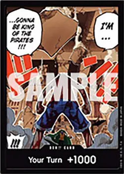 1x DON!! Card (Luffy vs. Crocodile) (Devil Fruits Collection Vol. 1) Light Play - Image 1