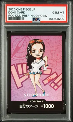 PSA 10 Robin DON!! Card Promo One Piece Japanese Kumamoto Prefecture - Image 1