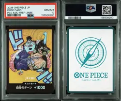 PSA 10 Jinbe DON!! Card Promo One Piece Japanese Kumamoto Prefecture - Image 3