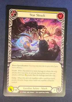 FAB DTD203 Star Struck Guardian Action FOIL Majestic Flesh and Blood TCG - Image 1