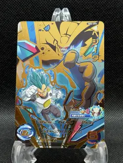 Super Dragon Ball Heroes Card BM6-CP2 PROMO Vegeta Gold Japanese US SELLER NM - Image 1