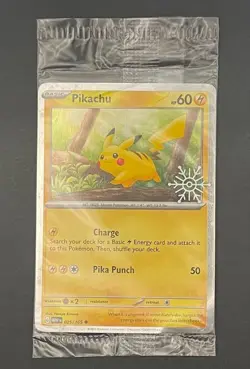 Pokemon Card Pikachu 025/165 Holiday Calendar - Sealed - Image 1