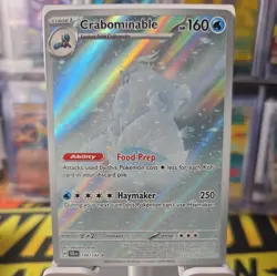 Crabominable Holo Illustration Rare Card 149/142 Sv07: Stellar Crown - Image 1