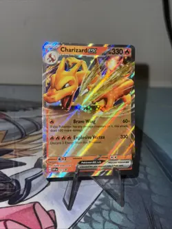 Pokemon Charizard ex 161 SVP: Scarlet & Violet Promo Full Art Holo Card 330 HP - Image 1