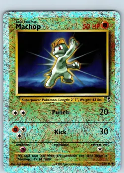 Pokemon Card - Machop 79/110 Legendary Collection - Reverse Holo - Vintage WOTC - Image 1