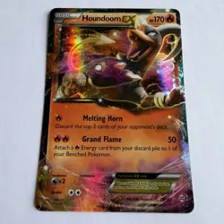 Pokemon TCG Houndoom EX Ultra Rare XY BREAKthrough 21/162 LP/NM Card - Image 1