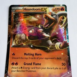 Pokemon TCG Houndoom EX Ultra Rare XY BREAKthrough 21/162 LP/NM Card - Image 3