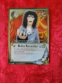 Naruto Collectible Card (A New Chronicle): Kiba Inuzuka 498 Holo 1st Edition - Image 1