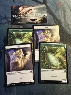 Egg 016 Spirit 008 Token x4 4x 4 Playset - Double Masters 2022 - 2X2 - Image 1