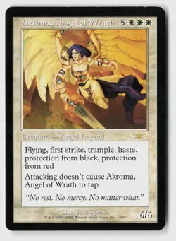 Akroma, Angel of Wrath #1 (MP) Legions LGN Magic MTG - Image 1