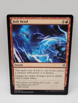 Bolt Bend WAR Uncommon 115/264 MTG Near Mint Red Instant Commander Playable - Image 1