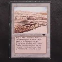 Magic: The Gathering Strip Mine Land Daniel Gelon Colorless English - Image 1