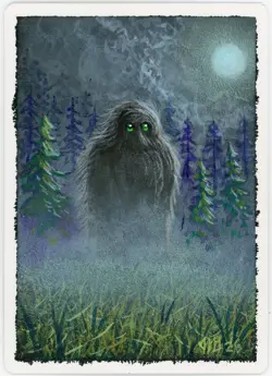 Signed MTG Revised Ed. Plains Artist Proof, Jesper Myrfors, Painted Back - Image 1