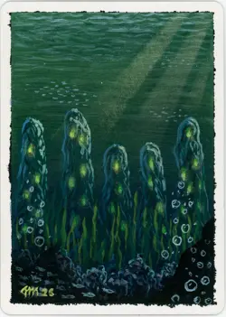 Signed MTG The Dark Ed. Sunken City Artist Proof, Jesper Myrfors, Painted Back - Image 1