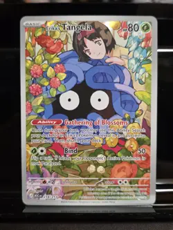 Pokemon TCG Erika’s Tangela 218/217 Ascended Heroes Illustration Rare NM Card - Image 1