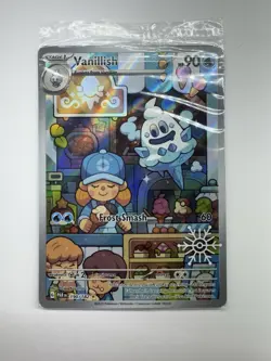 Pokemon Vanillish SEALED 190/182 SV04 Paradox Rift Illustration Rare Holo 90 HP - Image 1