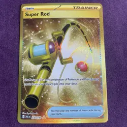 Super Rod 276/193 Sv02: Paldea Evolved Holo Pokemon Card Full Art Trainer - Image 1