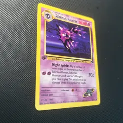 Pokemon Card - Sabrina's Haunter 1st Edition Gym Heroes Uncommon 58/132 LP - Image 3