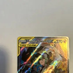 Pokemon Reshiram & Zekrom GX TAG TEAM Ultra Rare Full Art Holo 157/236 270 HP - Image 2