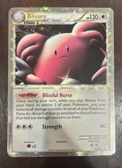 Pokemon Blissey Prime Heartgold & Soulsilver 106/123 Holo Ultra Rare English Ca… - Image 1