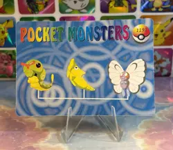 Pokemon Evolution Vintage Pocket Monsters Vending HOLO Prism Sticker 1998 Bandai - Image 4