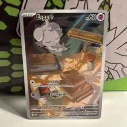 Pokemon TCG ESPURR 095/088 ME03: Perfect Order - Holo IR NM Illustration Rare - Image 1