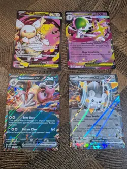 Pokemon TCG Ascended Heroes Ultra Rare Bundle X4 Inc full art mega audino - Image 1