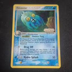 Pokemon Omastar 23/92 Legend Maker Reverse Holo Rare Stage 2 2006 English 100HP - Image 1