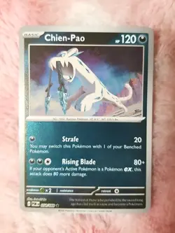Pokemon Chien-Pao Reverse Holo Rare ME03: Perfect Order 054/088 NM - Image 1