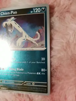 Pokemon Chien-Pao Reverse Holo Rare ME03: Perfect Order 054/088 NM - Image 3