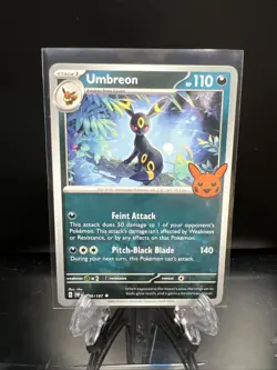 Pokemon TCG Halloween Trick Or Trade 2024 Umbreon #130/197 Regular Uncommon - Image 1