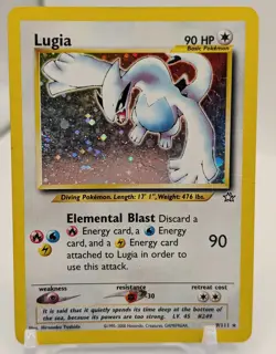 Pokemon! Lugia - Neo Genesis - Holo - 9/111- Creased - Image 1