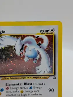 Pokemon! Lugia - Neo Genesis - Holo - 9/111- Creased - Image 4