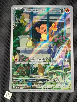 Charmander SVP 044 - Obsidian Flames ETB Promo Illustration Rare Pokemon TCG NM - Image 1