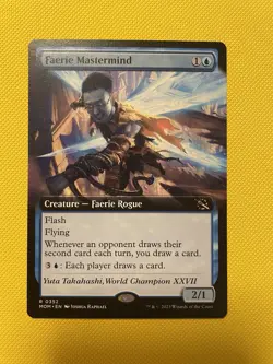Faerie Mastermind (Extended Art) March of the Machine Regular #0352 MTG - Image 1