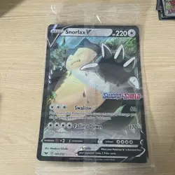 Pokemon TCG - Snorlax V 141/202 Jumbo - Sword And Shield - SEALED ✅ - Image 1