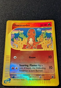 Pokemon EXPEDITION - #98/165 Charmander - Reverse Holo - ENG - Near Mint - Image 4