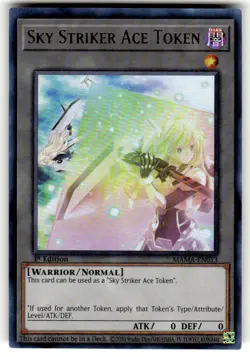 Token: Sky Striker Ace - MAMA-EN013 - Ultra Rare - 1st Edition Near Mint Yugioh! - Image 1