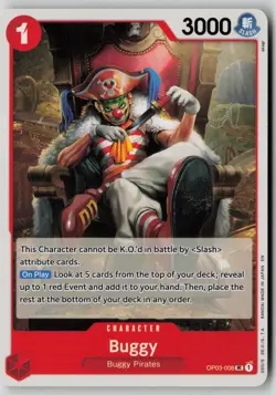 Buggy - OP03-008 (Reprint) OP03-008 One Piece Premium Booster Vol. 2 NM - Image 1
