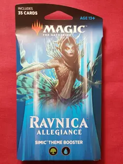 Magic The Gathering RAVNICA ALLEGIANCE SIMIC THEME BOOSTER PACK New Sealed MTG - Image 1