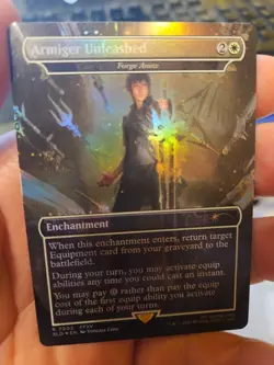 MTG - Armiger Unleashed - Foil - Final Fantasy Secret Lair - Magic the Gathering - Image 1