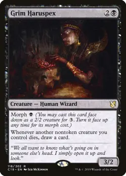 MTG Grim Haruspex [Commander 2019] Lightly Played Magic - Image 1