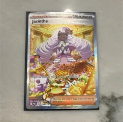 Pokemon TCG Jacinthe 122/088 POR Rare Holo Full Art Trainer-Supporter - Image 1