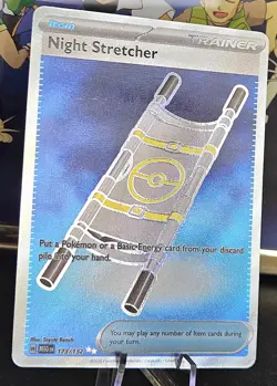 🔥 Pokemon TCG 🏨 Night Stretcher 173/132 Mega Evolutions Ultra Rare Full Art NM - Image 2