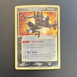 Pokemon Greninja Star Promo SWSH144 25th Anniversary Sword & Shield Pokemon TCG - Image 1