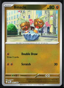Pokemon Binacle #042/088 ME03: Perfect Order Common,Reverse Holo - Image 1