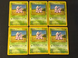 14 x Nidoran 55/102 Pokemon Base Set Unlimited (LP-HP) - Image 3