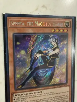 Yu-Gi-Oh! TCG Spenta The Magistus Sealer 1st Edition Secret Rare BPRO NM - Image 2