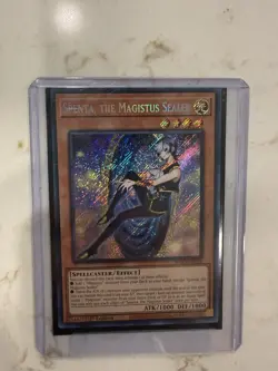 Yu-Gi-Oh! TCG Spenta The Magistus Sealer 1st Edition Secret Rare BPRO NM - Image 4